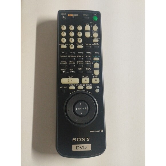 Genuine Sony RMT-D108A OEM TV DVD Remote Control - Tested & Works - Picture 1 of 3